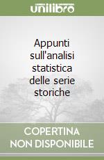 Appunti sull'analisi statistica delle serie storiche libro