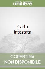 Carta intestata libro