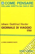 Giornale di viaggio 1769 libro