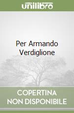 Per Armando Verdiglione