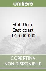 Stati Uniti. East coast 1:2.000.000 libro