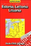 Estonia, Lettonia, Lituania 1:300.000 libro