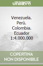 Venezuela. Perù. Colombia. Ecuador 1:4.000.000 libro