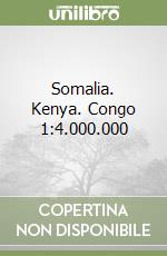 Somalia. Kenya. Congo 1:4.000.000 libro