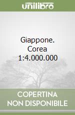 Giappone. Corea 1:4.000.000 libro