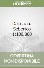 Dalmazia. Sebenico 1:100.000 libro