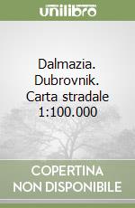 Dalmazia. Dubrovnik. Carta stradale 1:100.000 libro