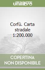 Corfù. Carta stradale 1:200.000 libro