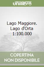 Lago Maggiore. Lago d'Orta 1:100.000 libro