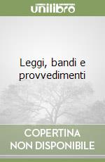 Leggi, bandi e provvedimenti libro