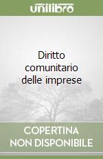 Diritto comunitario delle imprese