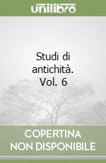 Studi di antichità. Vol. 6 libro