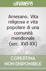 Arnesano. Vita religiosa e vita popolare di una comunità meridionale (sec. XVI-XX) libro