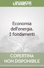 Economia dell'energia. I fondamenti libro