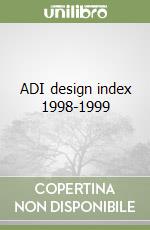 ADI design index 1998-1999 libro