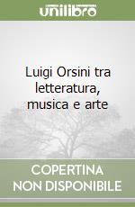 Luigi Orsini tra letteratura, musica e arte libro