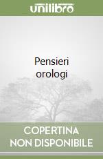 Pensieri orologi libro