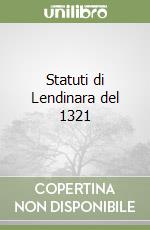 Statuti di Lendinara del 1321