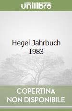 Hegel Jahrbuch 1983 libro