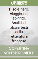 Il sole nero. Viaggio nel labirinto. Analisi di alcuni testi della letteratura francese libro