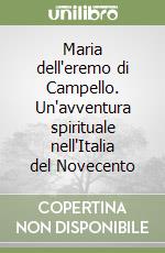 Maria dell'eremo di Campello. Un'avventura spirituale nell'Italia del Novecento libro