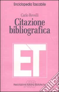 Citazione bibliografica libro