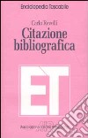 Citazione bibliografica libro