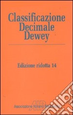 Classificazione Decimale Dewey ridotta-Indice relativo libro