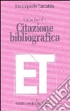 Citazione bibliografica libro di Revelli Carlo