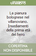 La pianura bolognese nel villanoviano. Insediamenti della prima età del ferro