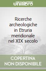 Ricerche archeologiche in Etruria meridionale nel XIX secolo libro