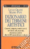 Dizionario dei termini artistici libro