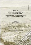 Analisi sul comportamento del consumatore di prodotti tipici siciliani nella città di Messina libro di Lanfranchi M. (cur.)