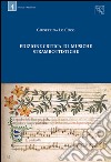 Edizione critica di musiche strambottistiche libro