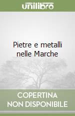 Pietre e metalli nelle Marche libro