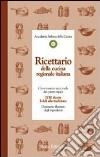 Ricettario della cucina regionale italiana libro