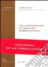 Il Lessico settoriale delle realtà e dei fatti economici nell'opera omnia di s. Tommaso d'Aquino: esame filosofico del suo insieme libro