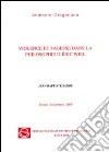 Violence et sagesse dans la philosophie d'Eric Weil. Premio Bellarmino 2007 libro