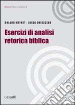 Esercizi di analisi retorica biblica libro