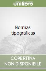 Normas tipograficas libro