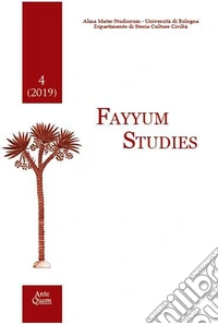 Fayyum studies (2019). Vol. 4 libro