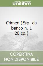 Crimen (Esp. da banco n. 1 20 cp.) libro