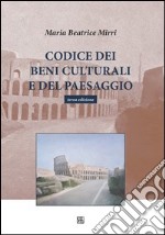 Codice dei beni culturali e del paesaggio libro