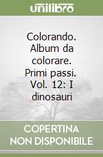 Colorando. Album da colorare. Primi passi. Vol. 12: I dinosauri libro