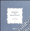 Memoria di Shakespeare. Vol. 5 libro