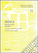 Indice della rivista «Ariel». 2003-2009 libro