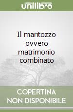 Il maritozzo ovvero matrimonio combinato libro