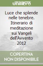 Luce che splende nelle tenebre. Itinerario di meditazione sui Vangeli dell'Avvento 2012 libro