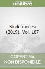 Studi francesi (2019). Vol. 187