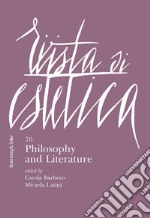 Rivista di estetica (2019). Vol. 70: Philosophy and Literature libro